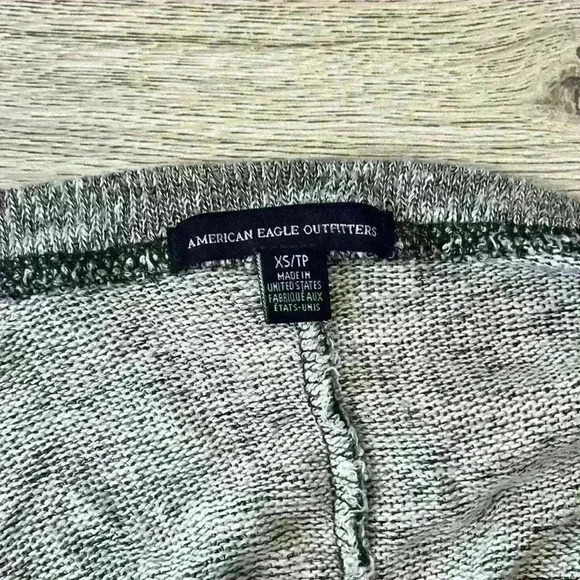 American Eagle Grey Open Front Cardigan Size XS - Picture 5 of 8